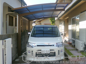 のカーポート プレシオスポート 積雪〜20cm対応 施工例