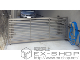 のカーゲート オーバードアS1型 電動式 施工例