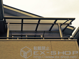 のバルコニー・ベランダ屋根 パワーアルファ L型 屋根タイプ 単体 積雪〜30cm対応 施工例