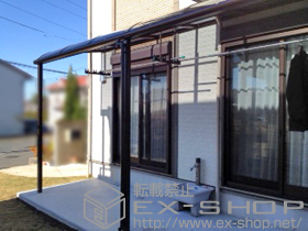 のテラス屋根 プレシオステラス R型 テラスタイプ 連棟　積雪〜20cm対応 施工例