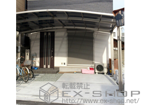 のカーポート カーブポートシグマIII ワイド 積雪〜20cm対応 施工例