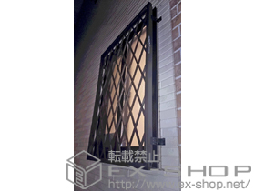 の面格子・窓格子 アルミ面格子　ヒシクロス 施工例