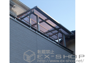 のバルコニー・ベランダ屋根 ライザーテラスII F型 屋根タイプ 単体 積雪〜20cm対応 施工例