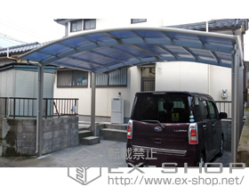 のカーポート レイナツインポートグラン　積雪〜20cm対応＋屋根ふき材補強部品 施工例