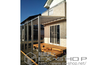 のテラス屋根 アウタールーフ Aタイプ　積雪〜50cm対応 施工例