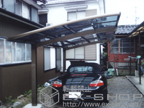 のカーポート カーブポートシグマIII 積雪〜20cm対応 施工例