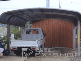 のカーポート テールポートシグマIII ワイド 積雪〜20cm対応 施工例