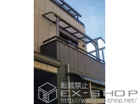 のバルコニー・ベランダ屋根 パワーアルファ RB型 屋根タイプ 単体 積雪〜30cm対応 施工例