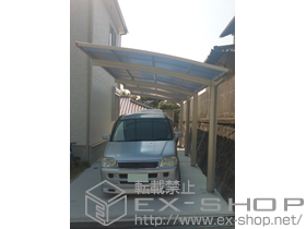 のカーポート プレシオスポート 縦連棟 積雪〜20cm対応 施工例