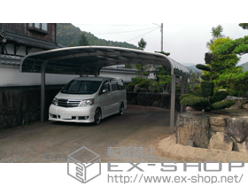 のカーポート テールポートシグマIII ワイド 延長 積雪〜20cm対応 施工例