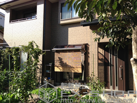 のバルコニー・ベランダ屋根 ライザーテラスII R型 ルーフタイプ 単体 積雪〜20cm対応 施工例