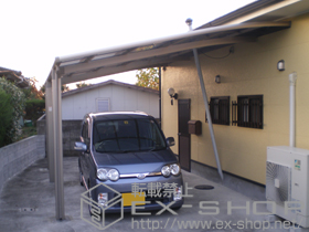 のカーポート ルーフポートシグマIII 延長 積雪〜20cm対応 施工例