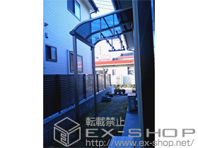 のテラス屋根 プレシオステラス R型 テラスタイプ 単体 積雪〜20cm対応 施工例