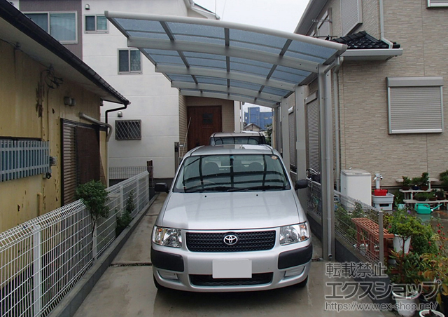 のカーポート レイナポートグランZ 延長　積雪〜20cm対応 施工例