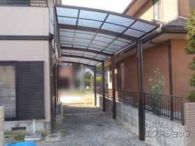 のカーポート レイナポートグラン 縦連棟　積雪〜20cm対応 施工例