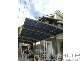 のカーポート プレシオスポート 縦連棟 積雪〜20cm対応 施工例