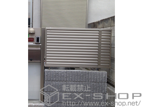 のフェンス・柵 プリレオR9型フェンス フリーポールタイプ 施工例