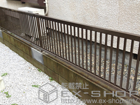 のフェンス・柵 プリレオR2型フェンス フリーポールタイプ 施工例