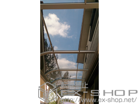 のテラス屋根 ライザーテラスII R型 テラスタイプ 連棟 積雪〜20cm対応 施工例