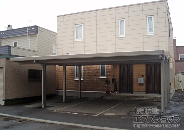 LIXIL ���N�V��(�g�X�e��)�̃J�[�|�[�g �e���I�X�|�[�gIII 4500 2��p �Ԍ����� �p��6�{ �ϐ�`150cm�Ή� �{�H��