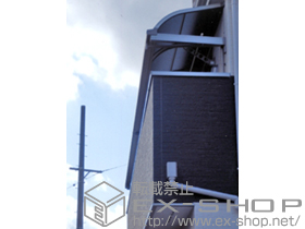 のバルコニー・ベランダ屋根 ライザーテラスII R型 ルーフタイプ 連棟 積雪〜20cm対応+ 壁付け物干し 標準 2本入り 施工例