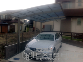 のカーポート レイナポートグラン 延長　積雪〜20cm対応 施工例