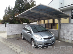 のカーポート カーブポートシグマIII 積雪〜20cm対応 施工例