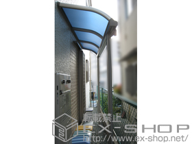 のテラス屋根 プレシオステラス R型 テラスタイプ 単体 積雪〜20cm対応 施工例