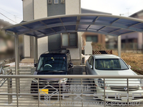 のカーポート レイナツインポートグラン　積雪〜20cm対応 施工例