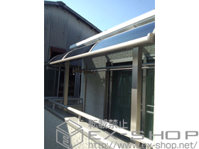 のバルコニー・ベランダ屋根 ライザーテラスII R型 屋根タイプ 単体 積雪〜20cm対応 施工例