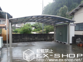 のカーポート カーブポートシグマIII ワイド 積雪〜20cm対応 施工例