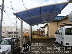 のカーポート レイナポートグラン　積雪〜20cm対応+ レイナポートグラン用　着脱式サポート　標準　2本入 施工例