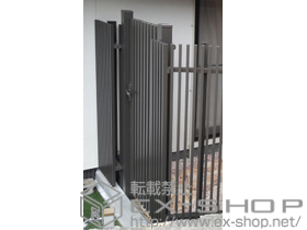 の門扉 プログコート門扉 1型 片開き　柱使用 施工例