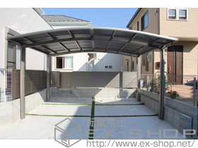 のカーポート カーブポートシグマIII ワイド 積雪〜20cm対応 施工例