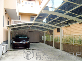 のカーポート カーブポートシグマIII M合掌 積雪〜20cm対応 施工例