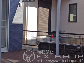 のフェンス・柵 イーネットフェンス1F型 自由柱タイプ 施工例