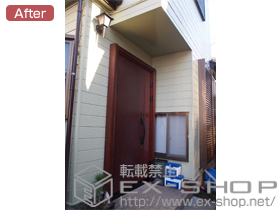 の玄関ドア ラフォース R2 61型 親子開き 断熱K4仕様 施工例