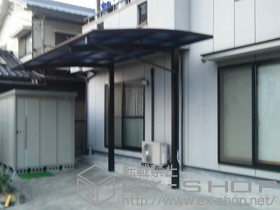 のカーポート レイナポートREグラン 前下がり積雪〜20cm対応 施工例