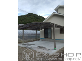 のカーポート カーブポートシグマIII ワイド 積雪〜20cm対応 施工例