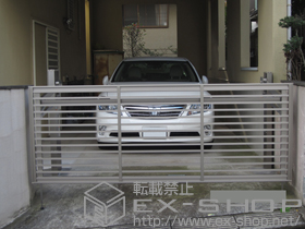 のカーゲート オーバードアS1型 電動式 27-10 施工例