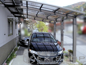 のカーポート ルーフポートシグマIII 1500 積雪〜50cm対応 施工例