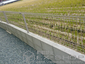 のフェンス・柵 メッシュフェンスG10 施工例