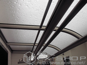 のバルコニー・ベランダ屋根 プレシオステラスR型 屋根タイプ 単体 積雪〜20cm対応 施工例