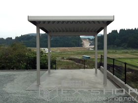 のカーポート レオンポートneo 角柱4本仕様　積雪〜50cm対応 施工例