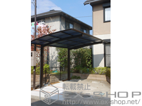 のフェンス・柵 ハイグリッドフェンスN8型 フリーポールタイプ 施工例