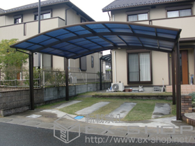 のカーポート プレシオスポート ワイド 積雪〜20cm対応 施工例