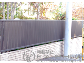 のフェンス・柵 シャレオR2型フェンス(フリーポールタイプ) 施工例