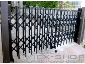 のカーゲート トリップゲート 傾斜地専用型 ノンレール 片開き 施工例