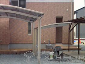 のサイクルポート・駐輪場 レイナポートグランミニ 積雪〜20cm対応 施工例