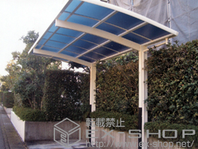 のカーポート レイナポートグラン　積雪〜20cm対応+レイナポートグラン用 柱カバー（小） 2枚入り 施工例